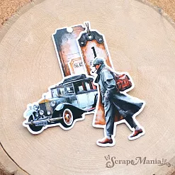 Набор высечек из бумаги "Элементарно, Ватсон!", 47 шт (ScrapMania)