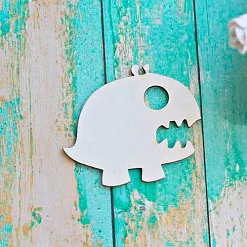 Украшение из чипборда "Монстрик" (ScrapКрым)