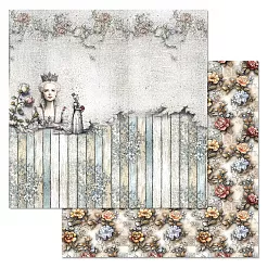 Бумага "Алиса и Чеширский кот. Ход королевы" (ScrapMania) Бумага "Алиса и Чеширский кот. Ход королевы" (ScrapMania)