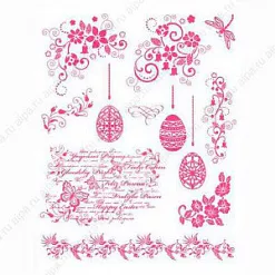 Набор штампов "На Пасху" (Viva Decor) Набор штампов "На Пасху" (Viva Decor)