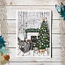 Тканевая карточка "Сканди Новый Год. Камин" (ScrapMania)