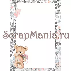 Набор электронных страничек для распечатки "Медвежата" (ScrapMania) Набор электронных страничек для распечатки "Медвежата" (ScrapMania)