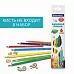 Набор акварельных карандашей "Premium aquarelle", 6 цветов (Brauberg)