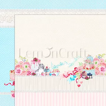 Бумага "Something Sweet 06" (Lemon Craft)