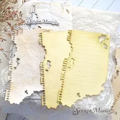 Нож "Блокнот. Фрагменты", 6х11,1 см (ScrapMania)