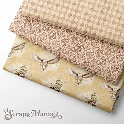 Отрез ткани 75х50 см "Волшебник. Сова на бежевом" (ScrapMania) Отрез ткани 75х50 см "Волшебник. Сова на бежевом" (ScrapMania)