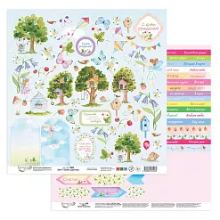 Бумага 30х30 см "Билет в детство 7. Для вырезания" (Mr.Painter) Бумага 30х30 см "Билет в детство 7. Для вырезания" (Mr.Painter)