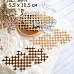 Нож "Старая решетка", 5,5х10,5 см (ScrapMania)