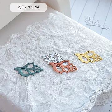 Нож "Море, я скучала. Морская раковина", 2,3х4,1 см (ScrapMania)