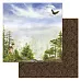 Набор бумаги 20х20 см "Тайга", 12 листов (ScrapMania)