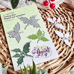 Нож "Веточки падуба" 5х6 см (AgiArt) Нож "Веточки падуба" 5х6 см (AgiArt)