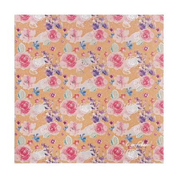 Бумага крафт с фольгированием "Райский сад" (АртУзор)