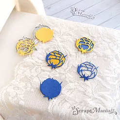 Нож "Бутон пиона", 2,8х3,3 см (ScrapMania)