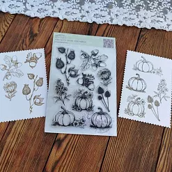 Штамп "Раскрась осень красками", 8,5х5,5 см (AgiArt) Штамп "Раскрась осень красками", 8,5х5,5 см (AgiArt)