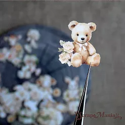 Набор тканевых высечек "Плюшевые малыши", 28 шт (ScrapMania)