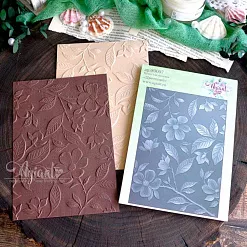 Папка для тиснения 17,5х12,2 см "Цветение 3D" (AgiArt)