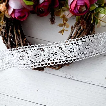 Кружево "Маргаритки", ширина 3,5 см, длина 1 м (Китай)