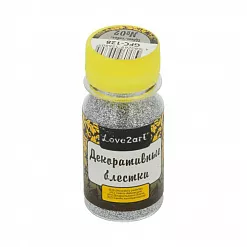 Наполнитель для шейкера "Блестки. Серебряные", 20 гр (Love2art)
