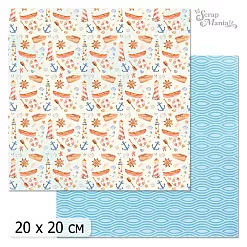 20х20 Бумага "Морячок. Дизайн 3" (ScrapMania, 210 291) 20х20 Бумага "Морячок. Дизайн 3" (ScrapMania, 210 291)