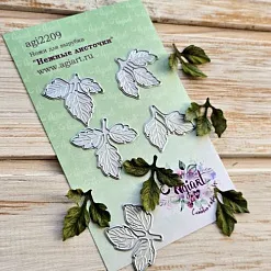 Нож "Нежные листочки", 3,8х4,1 см (AgiArt)