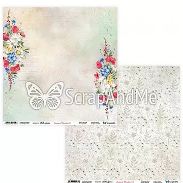 Бумага 30х30 "Summer meadow 03/04" (ScrapAndMe)