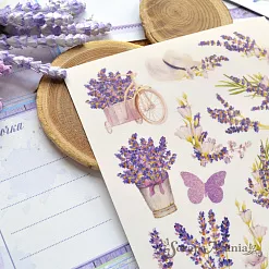 Набор наклеек А6 "Лавандовый вечер" (ScrapMania)
