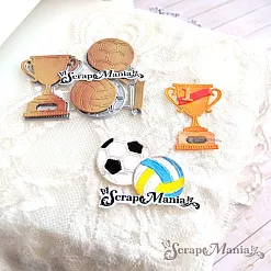 Нож "Школьная жизнь. Первенство по футболу", 3,5х4,5 см (ScrapMania)