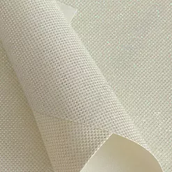 Отрез экокожи А4 с глиттером "Серебро"