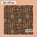 Калька 20х20 см "Лукоморье 24", плотность 110 гр/м2 (ScrapMania)