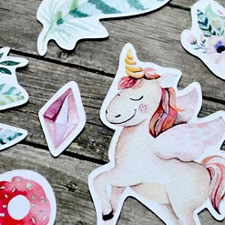 Набор высечек из бумаги "Розовые грезы",  36 шт (ScrapMania)