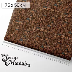 Отрез ткани 75х50 см "Лукоморье. Сказочный город" (ScrapMania) Отрез ткани 75х50 см "Лукоморье. Сказочный город" (ScrapMania)