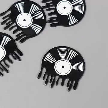 Акриловое украшение "Расплавившаяся пластинка" (АртУзор)