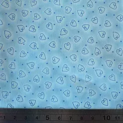 Отрез ткани 50х55 см "Нежные сердца голубые" (PEPPY) Отрез ткани 50х55 см "Нежные сердца голубые" (PEPPY)