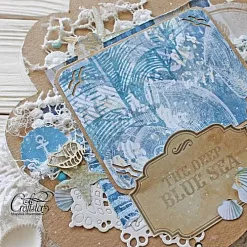 Заготовка для альбома 20х20 см "Ракушка" (CraftStory) Заготовка для альбома 20х20 см "Ракушка" (CraftStory)
