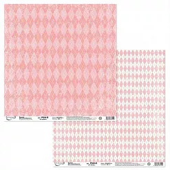 Бумага "Ромбы. Нежность розовая" (Mr.Painter)
