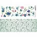 Лист с картинками 10х30 см "Весенний этюд. Цветы" (ScrapMania)