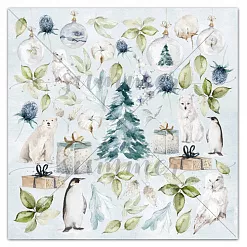 Бумага "Northern lights. Лист для вырезания" (Summer Studio)