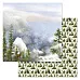 Набор бумаги 20х20 см "Тайга", 12 листов (ScrapMania)