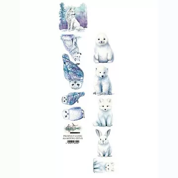 Бумага 6х30 см "Magic of the Northern Lights 01" (Alchemy of Art)