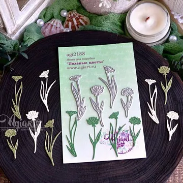 Нож "Полевые цветы", 5,5х2 см (AgiArt)