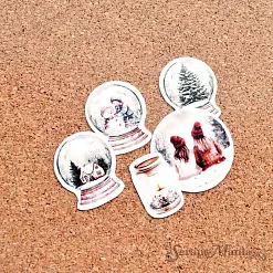 Набор высечек из бумаги "Сочельник", 36 шт (ScrapMania)