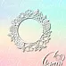 Чипборд "Веночек цветочный 4" (LeoMammy)