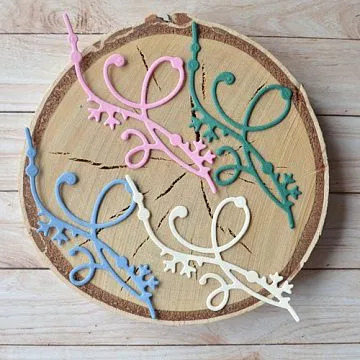 Набор вырубок "Новогодние завитки" (ScrapMania)