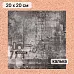 Калька 20х20 см "Стальное сердце 15", плотность 110 гр/м2 (ScrapMania) Калька 20х20 см "Стальное сердце 15", плотность 110 гр/м2 (ScrapMania)