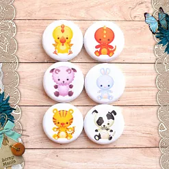 Набор фишек "Зверушки-игрушки" (ScrapMania)