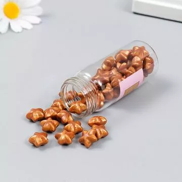 Сургуч в банке "Звёздочки. Медный перламутр", 40 шт (АртУзор)