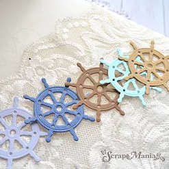Нож "Мой капитан. Штурвал", 4,7х4,7 см (ScrapMania)