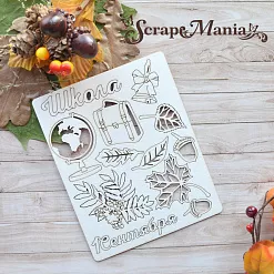 Чипборд "Школьный вальс. К школе" (ScrapMania)