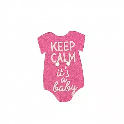 Пуговица деревянная "Костюмчик девочки" (АртУзор) Пуговица деревянная "Костюмчик девочки" (АртУзор)