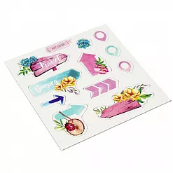 Набор вырубок из картона "Вперёд" (АртУзор) Набор вырубок из картона "Вперёд" (АртУзор)